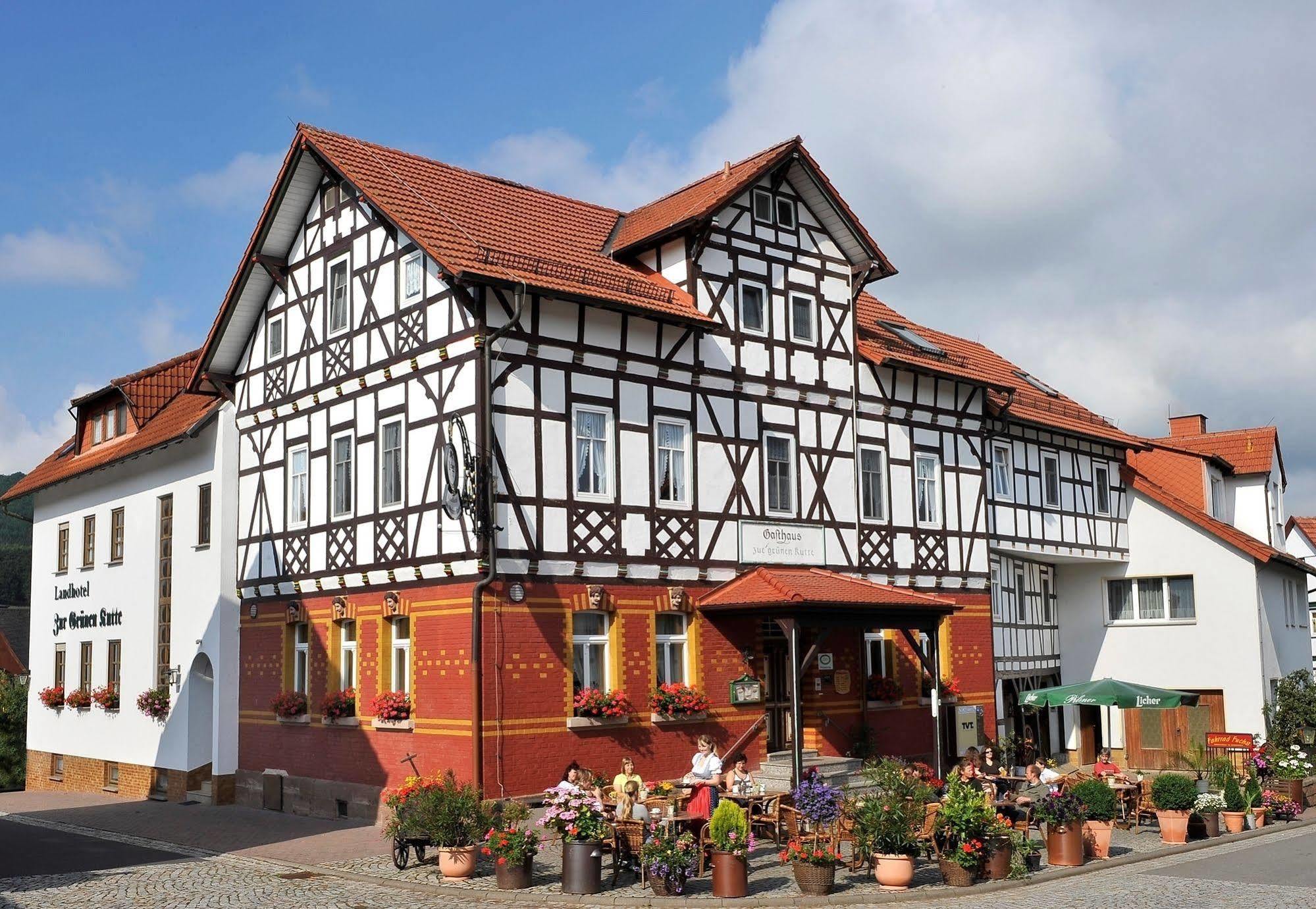 Landhotel Zur Gruenen Kutte Bernshausen Екстериор снимка