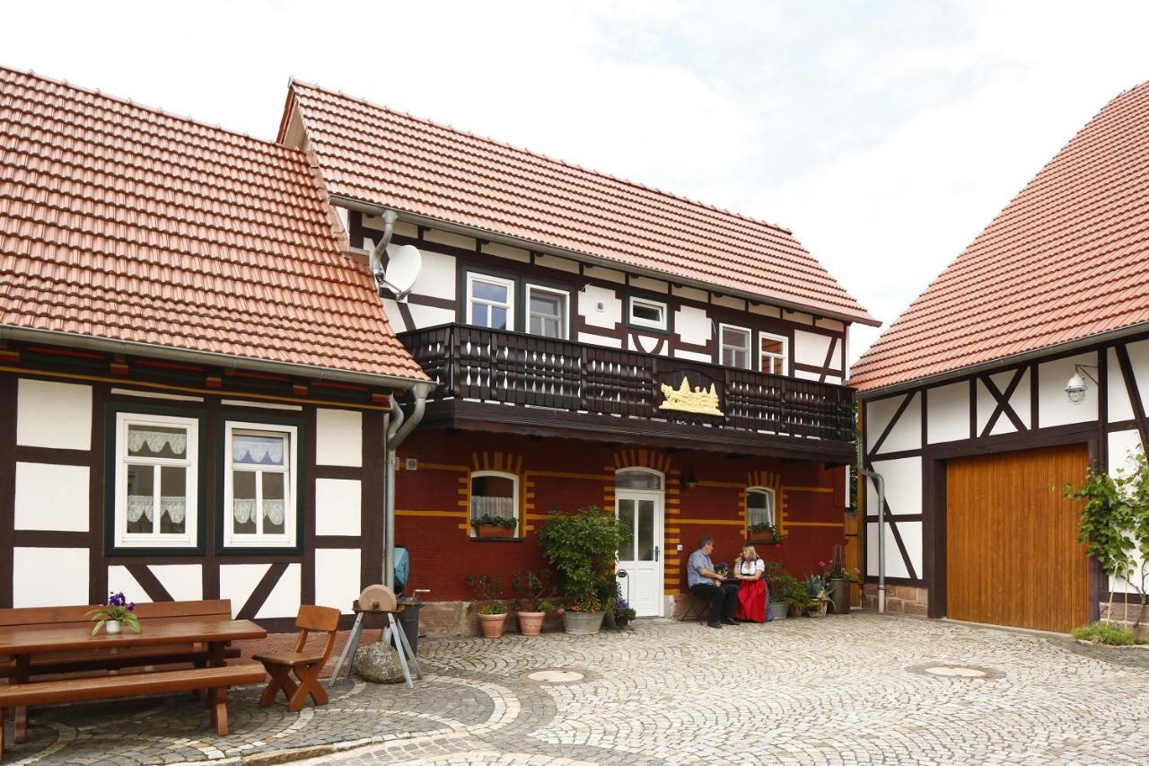 Landhotel Zur Gruenen Kutte Bernshausen Екстериор снимка